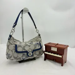 【❗️✨ヴィンテージ風雑貨✨❗️】COACHバッグ👜レトロなピアノ型🎹ウッドホルダー付コースター6枚❗️
