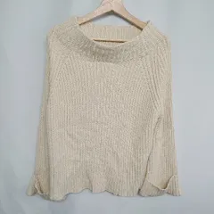 ◇ URBAN RESEARCH ITEMS アーバンリサーチアイテムズ 長袖 ニットトップス サイズFree アイボリー レディース E  【1408060008285】