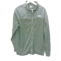 ◇ CAMP7 キャンプセブン ロゴ刺<!-利用不可文字-!>　スタンドカラ－　ジップアップ 長袖 パーカー サイズXL ブラック ネイビー メンズ E  【1408060015801】