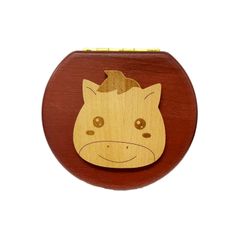 【SALE!!】BABY TOOTH BOX 【かわいい干支イラスト】【うま 午】【へその緒ケース】【乳歯ケース】【保管ケース】 成長　思い出　宝物・記念・出産祝い ・ ギフト・プレゼント　オシャレ・コンパクト 男の子・女の子