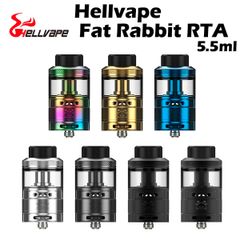 Hellvape Fat Rabbit RTA 5.5ml リビルダブル アトマイザー ヘルベイプ ファットラビット ソロ タンク 超爆煙 電子たばこ 電子タバコ ベイプ シングル コイル ビルド Vape dead atomizer
