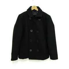 ユナイテッドアローズ ピーコート ウール混 ブランド アウター 黒 メンズ Mサイズ ブラック UNITED ARROWS 【中古】