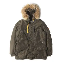 Parajumpers パラジャンパーズ ジャケット カーキ サイズ:L | コヨーテファー ライナー付き フライトジャケット MASTERPIECE RIGHT HAND-M | ミリタリー 上着 アウター ブルゾン【メンズ】【中古】