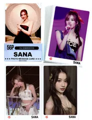 TWICE SANA サナ グッズ フォトメッセージカード 56枚 トレカ カード ミニ ポストカード セット K-POP