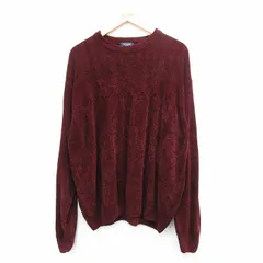 XL/古着 ドッカーズ 長袖 セーター メンズ 大きいサイズ クルーネック 赤他 レッド 25sep27 中古 ニット トップス