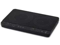 【新品・4営業日で発送】IRISOHYAMA アイリスオーヤマ IHKWKT41B 2口IHコンロ ブラック