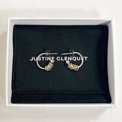 【新品】ジュスティーヌクランケ ピアス 2個セット Justine Clenquet ミニ・グロリア・フープ Mini Gloria hoops レディース
