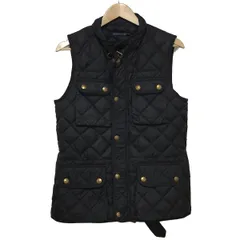 【レディース】【新品同様】サイズS ポロ　ラルフローレン ダウンベスト 黒 POLO RALPH LAURENポロラルフローレンのダウンベスト Sサイズ 黒