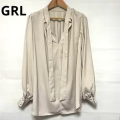 GRL グレイル シャツ 長袖 M おしゃれ