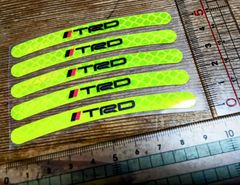 トヨタ　TRD　ホイールステッカー 蛍光　5pセット