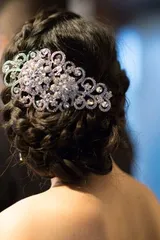 【ラブティアラ公式】ヘッドドレス・ヌアージュ　アウトレット｜結婚式　ゴージャス　ヘッドアクセ　ブライダルアクセサリー　和装　着物　ボンネ　ビジュー　レット｜結婚式　ゴージャス　ヘッドアクセ　ブライダルアクセサリー　和装　着物　ビジュー　ラブティアラ