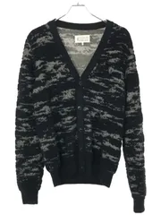 Maison Martin Margiela 10 メゾン マルタン マルジェラ 10 14AW ジャガードウールニットカーディガン ブラック S S50HA0534のサムネイル