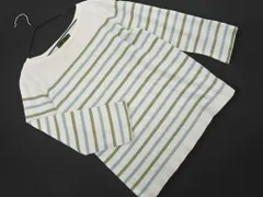 Le minor ルミノア パネルボーダー カットソー size1/白 ■◇ レディース