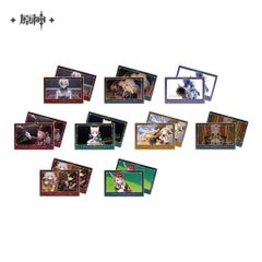 公式正規品 フィナーレへの歓宴 カード 20点セット 原神 アルレッキーノ 召使 フリーナ クロリンデ リオセスリ リネ リネット ナヴィア ヌヴィレット シグウィン シャルロット コレクションカード クリアカードのサムネイル