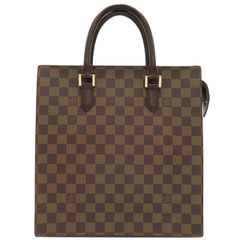 ルイヴィトン LOUIS VUITTON トートバッグ ヴェニス PM ダミエキャンバス ダミエエベヌ ゴールド金具 茶  N51145 SR1004【中古】
