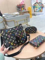 [本日特価] TOP New 2025 高品質3点セット - Lv ブラックカラークロワッサンバッグ + 化粧チェーンバッグ + 財布 本日限定特別割引！

[本日特価|新品未使用品]-WT0輸入-XS96