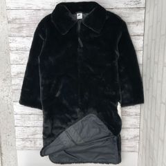 【M】NIKE ナイキ ウィメンズ スウッシュロゴ グラフィック ジャケット/AS WNSW FX FUR GFX AOP LNG JKT 22HO-I/フェイクファー コート/DQ6839-010/ 服飾 (72-2025-0625-KO-001)