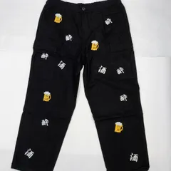 YOIDORE　酒好きカーゴパンツ　 黒　XL（メガジョッキ）　 サイズ