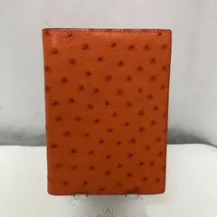エルメス オーストリッチ 手帳カバー ※使用した古い品です※ HERMES(エルメス)/手帳カバー/オーストリッチ×ブルージーンの