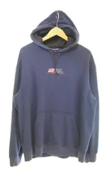 ラルフローレン RalphLauren 90s POLO SPORT アームロゴ グラフィック フーディー 90's 茄子紺  KK-RS-NA-0962 パーカ パープル Lサイズ 103MT-2596