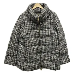 2013つ　未使用級　HERNO ダウンジャケット　ツイードプリント　XL ハ 2013つ 未使用級 HERNO ダウンジャケット ツイードプリント XL