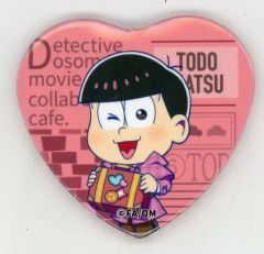 おそ松さん 十四松 学園祭 ハート缶バッジ - メルカリ