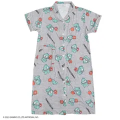 【新品】 ハンギョドン ワンピース ルームウェア パジャマ サンリオ sanrio サンリオキャラクターズ レディース 半袖 おうち リラックス キャンプ プレゼント ギフト 定番 旅行