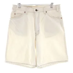 古着 90年代 リーバイス Levi's 550 RELAXED FIT ホワイト デニムショーツ ショートパンツ USA製 メンズw33 ヴィンテージ/eaa382123