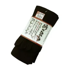 【新品・7営業日以内発送】おたふく手袋 4970687407330 絹のちから5本指3P ブラック S-292 贅沢な五本指の靴下 OTAFUKU【沖縄離島販売不可】