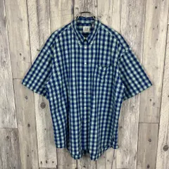 OLD GAP 90s ギャップ 半袖 ボタンダウン チェック シャツ XL