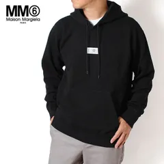 25AWモデル エムエムシックス MM6 Maison Margiela ユニセックス ナンバリング プルオーバーパーカー【ブラック】 SH0GU0033 M25025 900/【2025-26AW】m-tops