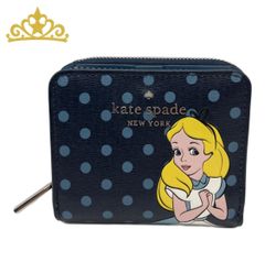 kate spade x Disney 二つ折り財布 ネイビー わんわん物語 - メルカリ