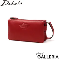 美品✨ Dakota お財布ショルダーバッグ ディープレッド　赤 楽天市場】公式 Dakota ダコタ dakota ショルダーバッグ お財布