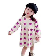 【人気商品】[CooElc] キッズ 長袖ワンピース 子供服 女の子 フリル 長袖 ワンピ 子ども チュールスカート ガールズ ベビー ワンピース チュニック 無地 可愛い カジュアル 女の子ワンピース 春 秋 入園式 入学式 七五三