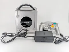 【動作確認済】Nintendo ゲームキューブ 本体 DOL-001 シルバー 純正コントローラー ACアダプター AVケーブル付 任天堂 ニンテンドー GAMECUBE