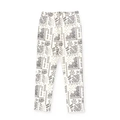 メンズ  総プリント　イージー　テーパードパンツ　無地　ストライプ　カモフラ　ペイズリー　ヒョウ　牛柄　コーデュロイ 23257