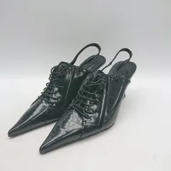 ◇ Θ me+em select　ミームセレクト ハイヒール サイズ38 ブラック レディース E  【1410290061190】