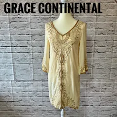 【GRACE CONTINENTAL】グレースコンチネンタル チュニック 刺繍 ワンピース C-17