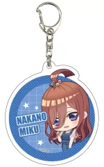 【中古】キーホルダー 中野三玖 「五等分の花嫁∽ アクリルキーホルダー 03.らいはコーデver. ミニキャライラスト」