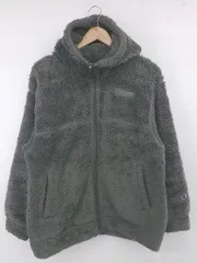 ◇ Champion チャンピオン カジュアル ロゴ刺繍 ボア 長袖 ジップアップ パーカー サイズM グレー系 メンズ P 【1307250018878】