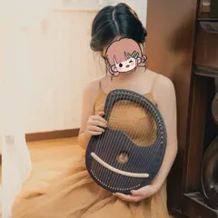 高品質★ハープ ハープ 楽器 ライアー楽器 竪琴 19トーン リャキン 木製ハープのサムネイル