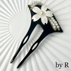 KZ001-a 簪 かんざし 黒色 結婚式 和装 髪飾り 卒業式 成人式 着物