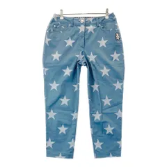 サイズ：M CALLAWAY キャロウェイ  クロップド ストレッチパンツ 星柄 ブルー系 [240101520880] ゴルフウェア レディース ストスト