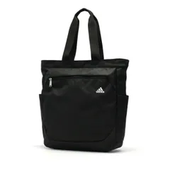 アディダス トートバッグ メンズ レディース 大きめ A4 17L ブランド adidas 縦長 縦型 軽量 軽い 肩掛け 通学 部活 中学生 高校生 63523 ブラック(01)