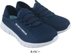 レディース スリッポン スニーカー サボサンダル バブーシュ クロッグサンダル 軽量 軽い スポーツ 春 夏 母の日 ボディワイルド BODY WILD tablh5538 ネイビー L（24.0～24.5cm）