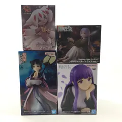 01w-3685 〇  未開封品 フィギュア 4点セット 薬屋のひとりごと 猫猫 月精 葬送のフリーレン ほおづえ胸像フィギュア フェルン Desktop Cute フリーレン ルームウェアver. メイドインアビス Coreful ファプタ まとめ【中古品】