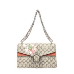 GUCCI グッチ ミディアム ディオニュソス ブルーム ベージュ/レッド ブルームズ スプリーム PVCキャンバス A