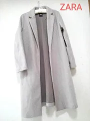 892z ZARA ザラ 古着 チェスターコート レディース ボタンレス