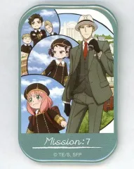 【中古】バッジ・ピンズ MISSION：7 標的の次男 メインビジュアル スクエア缶バッジ 「SPY×FAMILY」