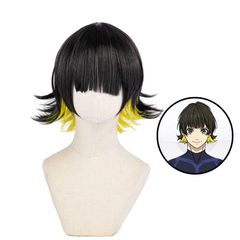 ブルーロック コスプレ ウィッグ カツラ 蜂楽廻  Cosplay  ハロウィン仮装